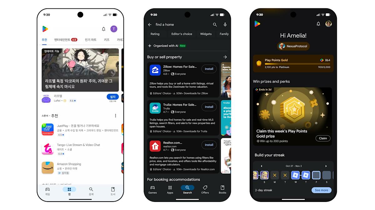 Google Play introduces AI-driven search, 'You' tab, and K-dramas