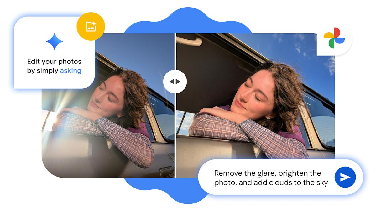 Google Photos' chat-style editing features are now on Android