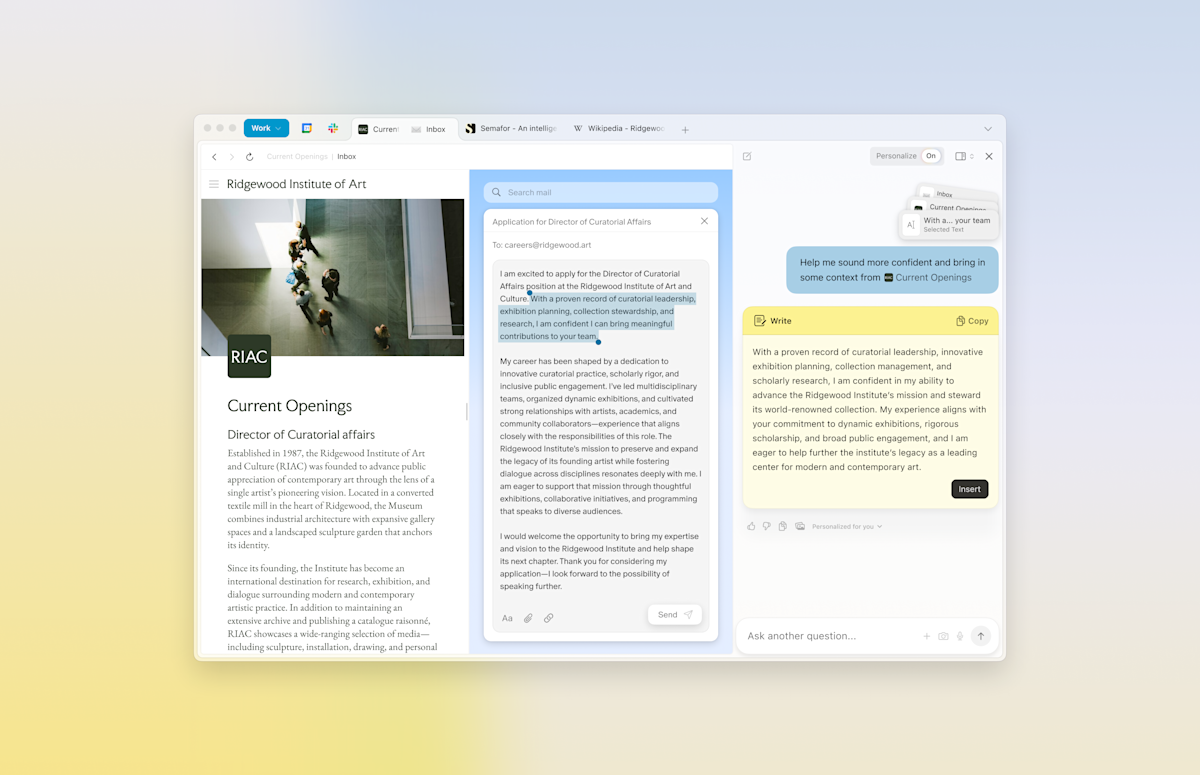 Dia by The Browser Company is now available on Mac, no invite required.