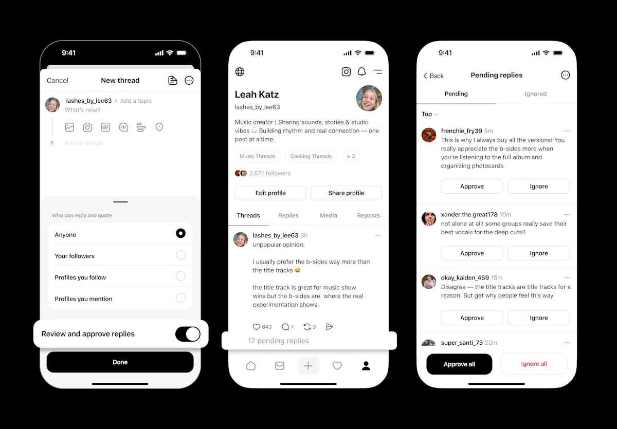 Threads simplifies hiding unwanted replies!