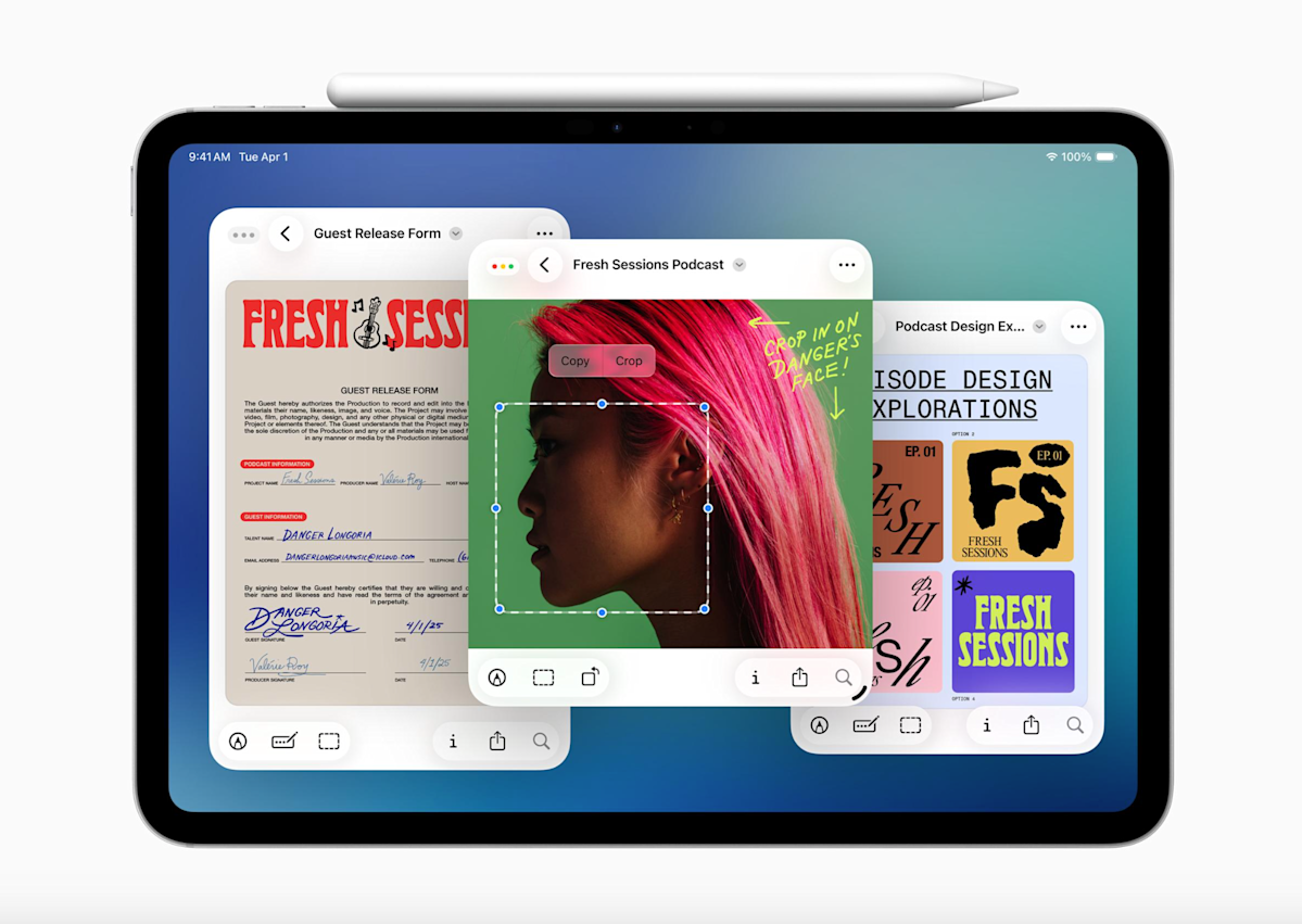 Apple Revives Slide Over Feature in iPadOS 26.1