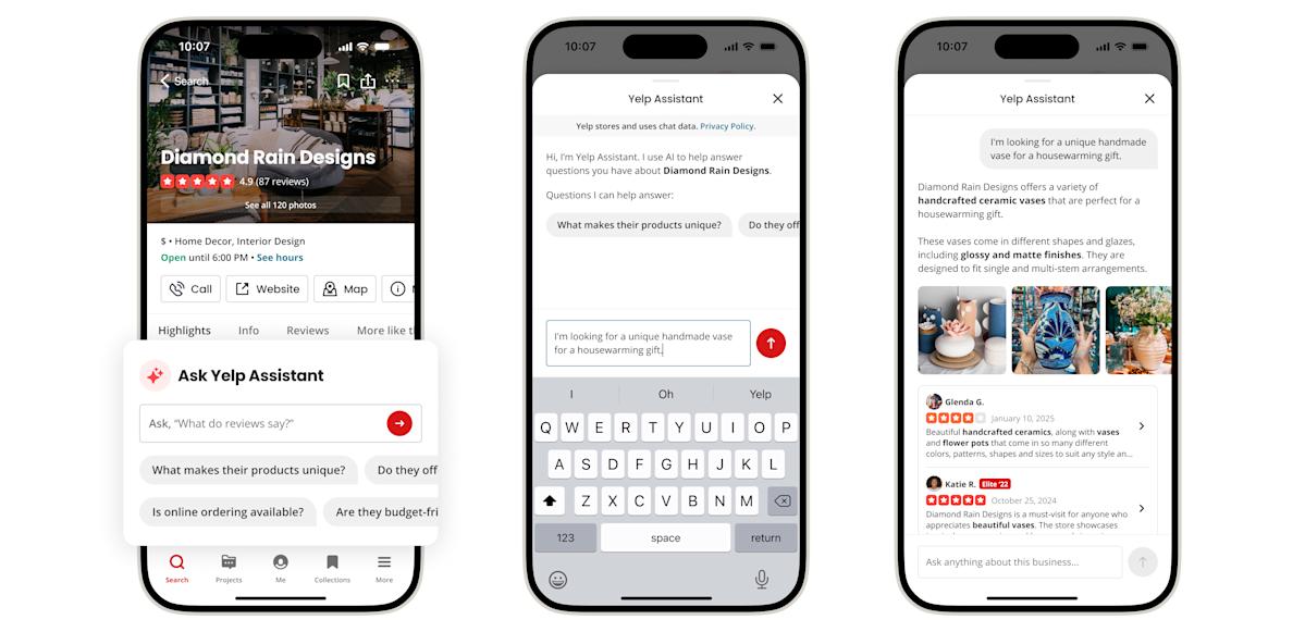Yelp Enhances AI Features with Improved Chatbot