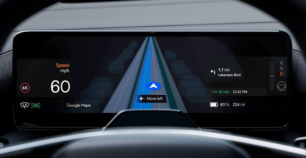 Google Maps introduces live lane guidance for Polestar 4