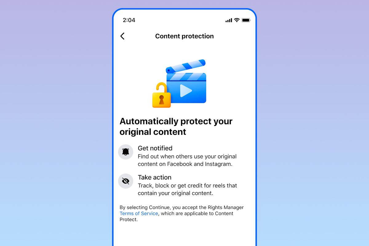 Facebook launches tools to help creators monitor content theft.